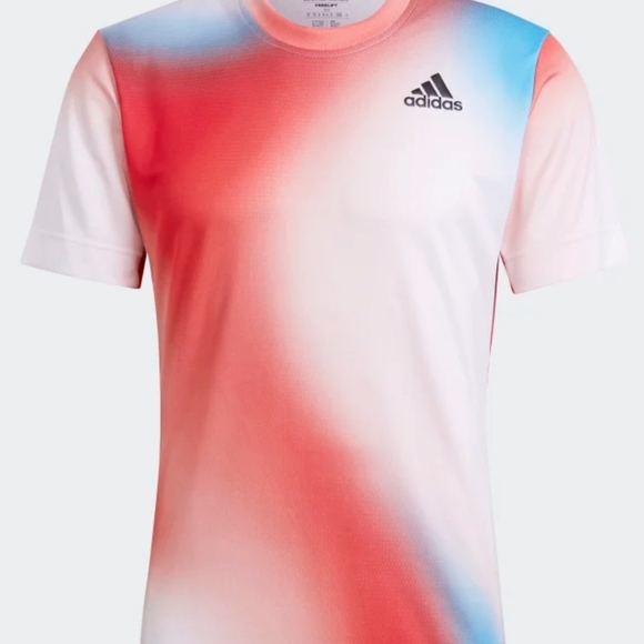 Final Price🎾Adidas Men's Melbourne Tennis Freelift Printed Tee - Picture 6 of 8